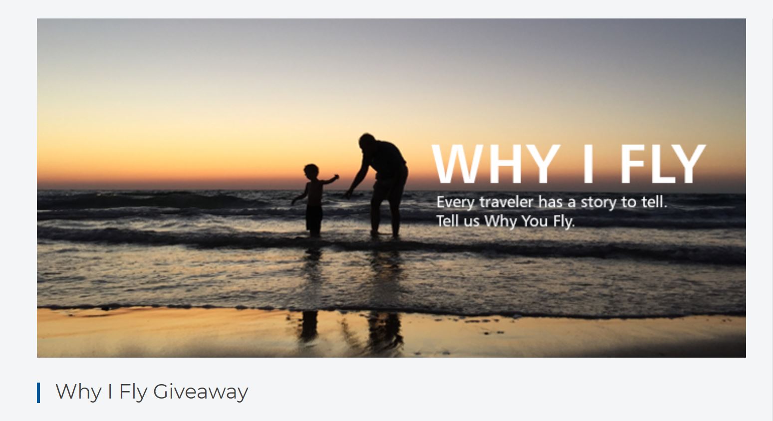 Allegiant Why I Fly Contest - DEVENEY