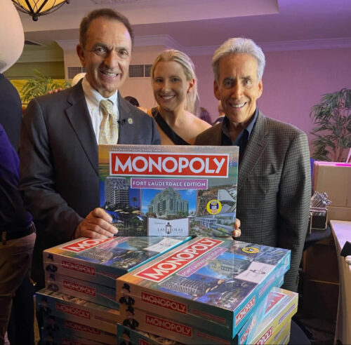 Mayor Dean J. Trantalis with Fort Lauderdale Edition of Monopoly